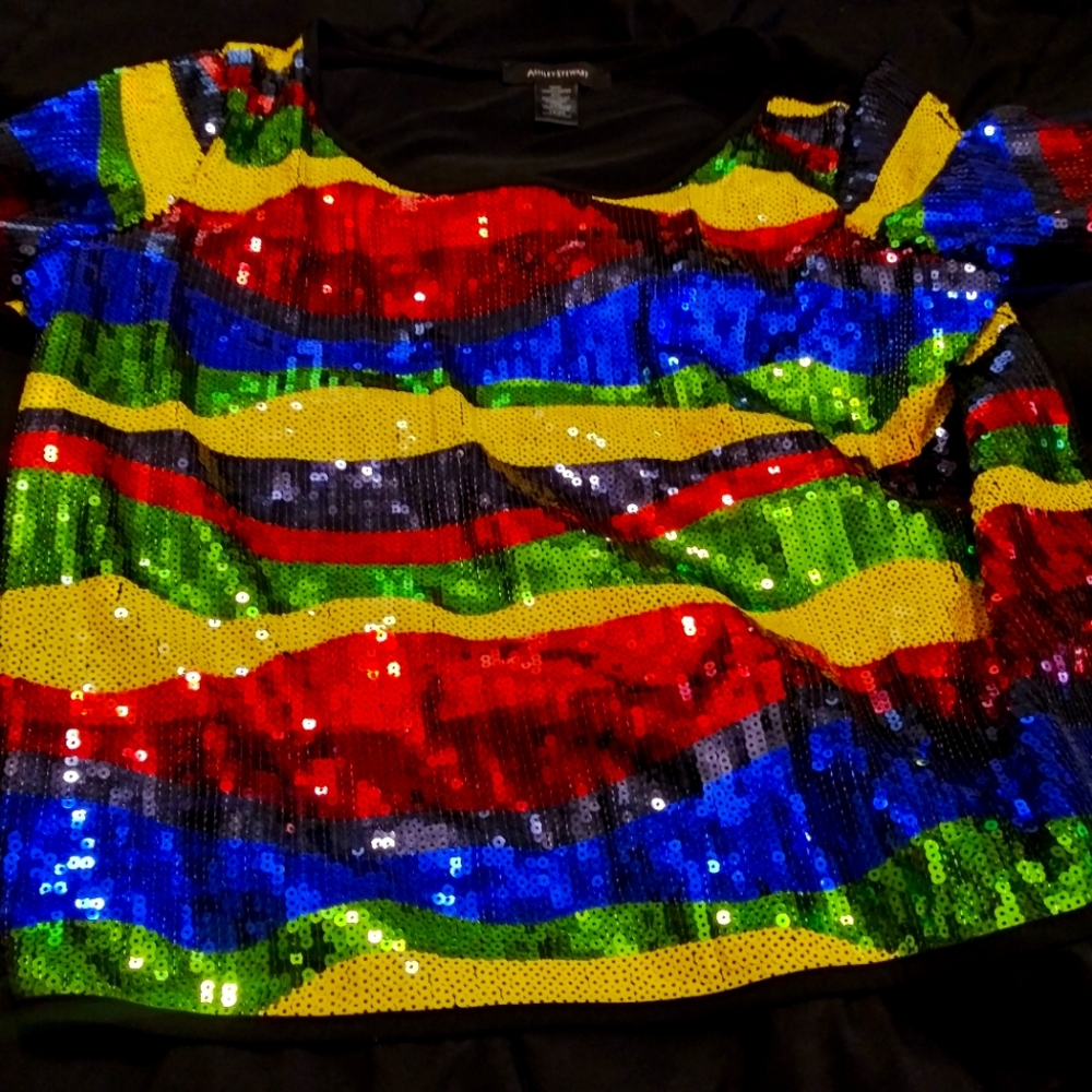 Fashion raibow shirt